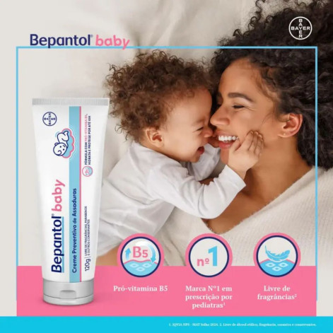 Creme Preventivo de Assaduras Bepantol Baby 120g