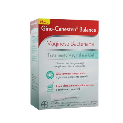 Gino-Canesten Balance Gel Vaginal Com 7 Aplicadores de 5ml Bayer