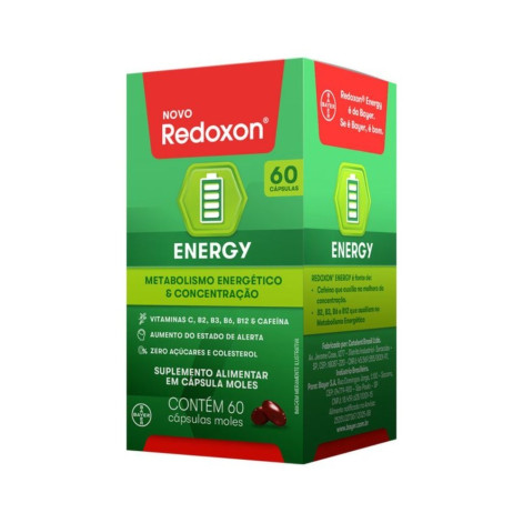 Suplemento Alimentar Redoxon Energy Com 60 Capsulas Bayer