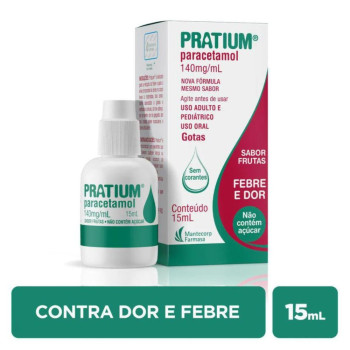 Pratium Paracetamol 140mg/ml Gotas 15ml