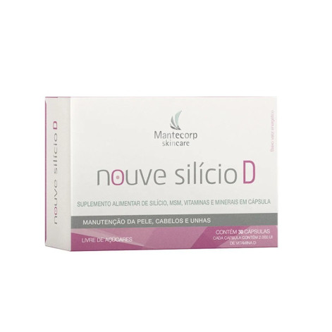Suplemento Alimentar Nouve Silício D Cabelo Pele e Unha 30 Cápsulas