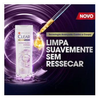 Shampoo Clear Hidratação Intensa Anticaspa 200ML