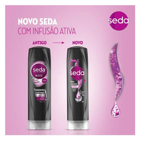 Condicionador Seda Pretos Luminosos 325ml
