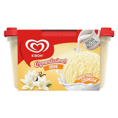 Sorvete Kibon Cremosíssimo Creme 1,5LT