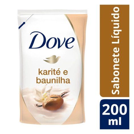 Refil Sabonete Líquido Dove Delicious Care com 200ml