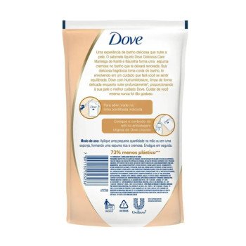 Refil Sabonete Líquido Dove Delicious Care com 200ml