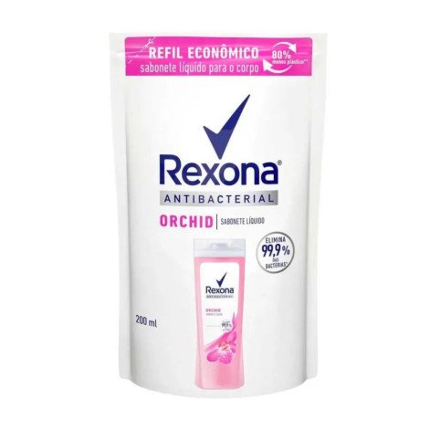 Sabonete Líquido Rexona Antibacterial Refill Orchid Fresh 200ml