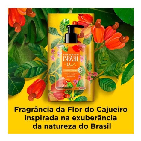 Sabonete Líquido para as Mãos Lux Botanicals Flor do Cajueiro Refil com 240ml
