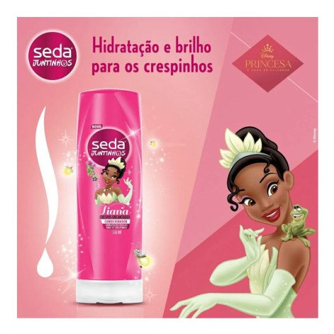 Condicionador Seda Juntinhos Tiana Crespos Encantados com 300ml