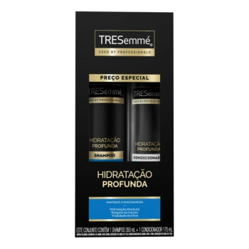 Kit TRESemmé Hidratação Profunda Shampoo 350ml + Condicionador 175ml