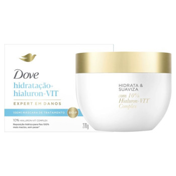 Máscara de Tratamento Dove 10 em 1 Hidratação + Hialuron-VIT 270g