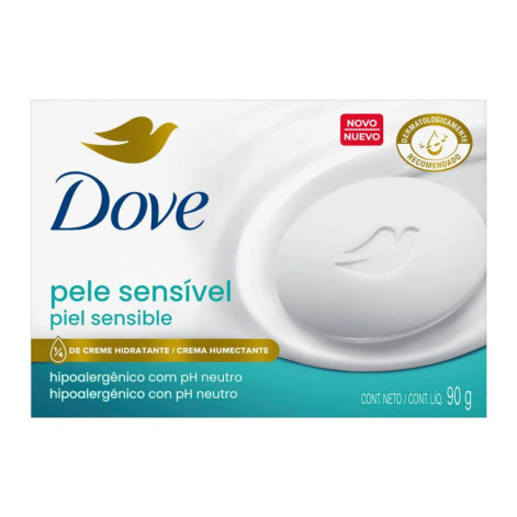 Sabonete em Barra Dove Pele Sensível 90g