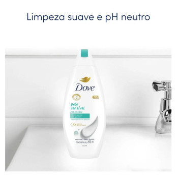 Sabonete Líquido Dove Pele Sensível com Glicerina 250ml