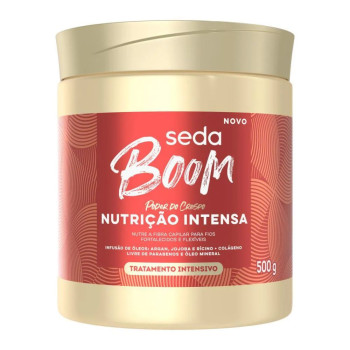 Máscara Tratamento Intensivo Seda Boom Nutrição Intensa 500g
