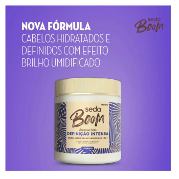 Geleia-Creme Seda Boom Definição Intensa 2 em 1 500g