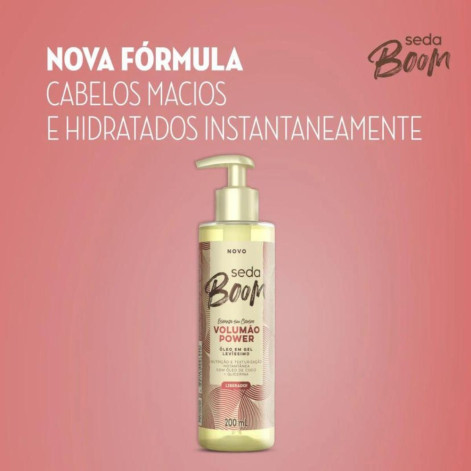 Óleo em Gel Seda Boom Volumão Power 200ml