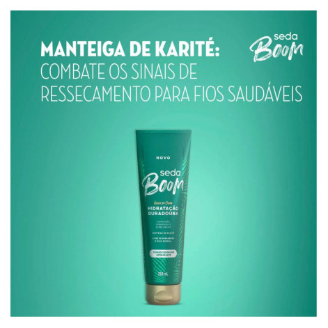 Condicionador Hidratante Seda Boom Hidratação Duradoura Bisnaga 250ml