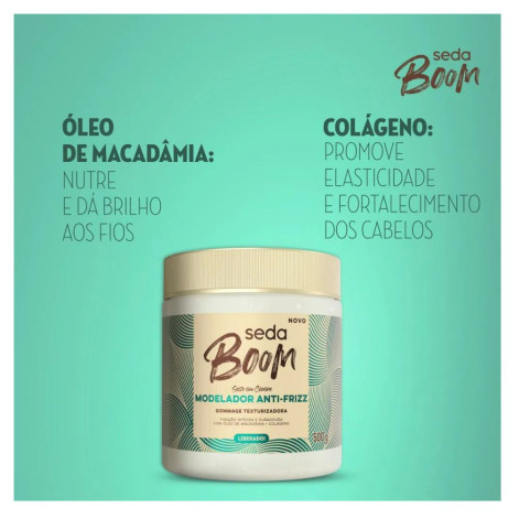Modelador Seda Boom Antifrizz 500g