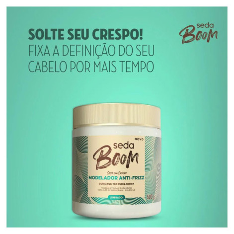 Modelador Seda Boom Antifrizz 500g