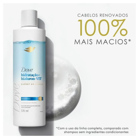 Shampoo Dove Hidratação + Hialuron-VIT 370ml