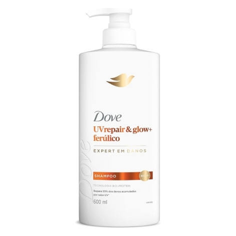 Dove Shampoo UV Repair & Glow + Ferúlico 600ml