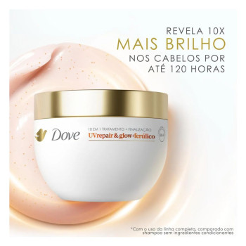 Máscara de Resgate Intenso 10 em 1 Dove UV Repair & Glow + Ferúlico 250g