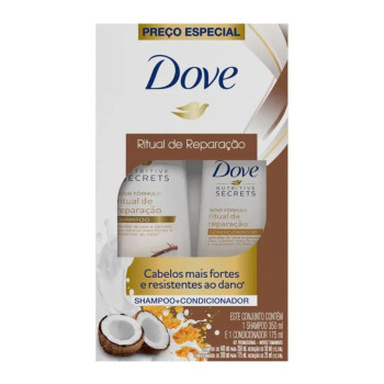Kit Dove Ritual de Reparação Shampoo 350ml + Condicionador 175ml