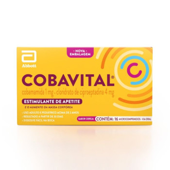 Cobavital Estimulante de Apetite 16 Microcomprimidos