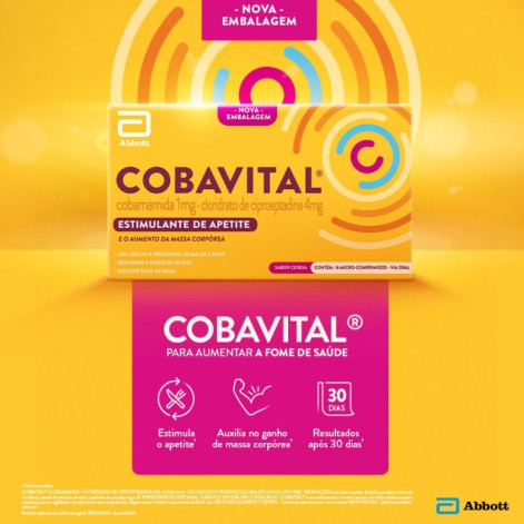Cobavital Estimulante de Apetite 16 Microcomprimidos