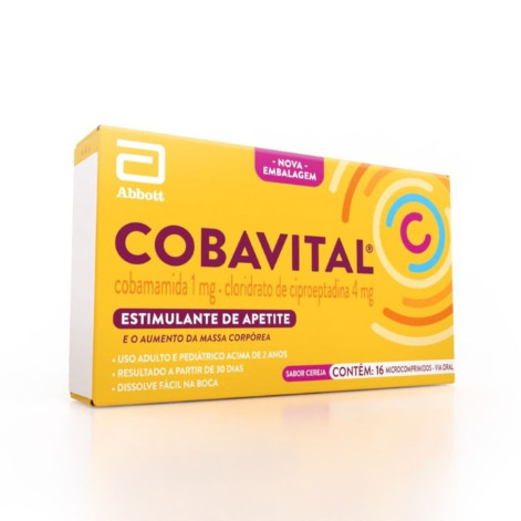 Cobavital Estimulante de Apetite 16 Microcomprimidos