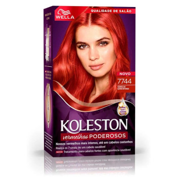 Tinta de Cabelo Permanente Koleston Vermelho N 5546 Amora