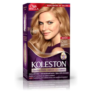 Tintura Koleston Louro Dourado Intenso Coloração Creme 1281