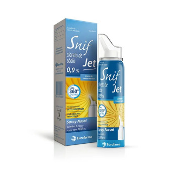 Snif Jet 0,9% 100ml Descongestionante Nasal Spray Eurofarma