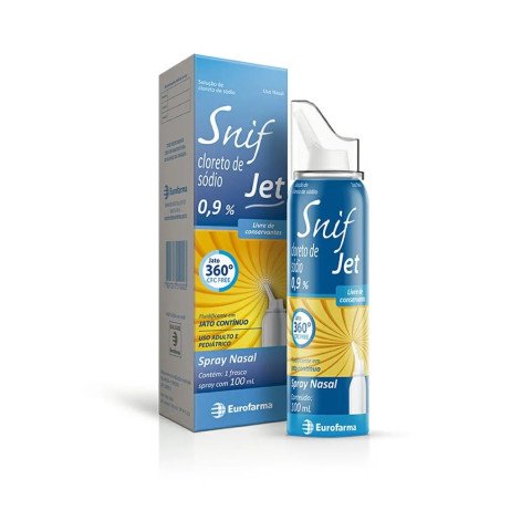 Snif Jet 0,9% 100ml Descongestionante Nasal Spray Eurofarma
