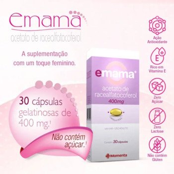 Vitamina E Emama 30 cápsulas