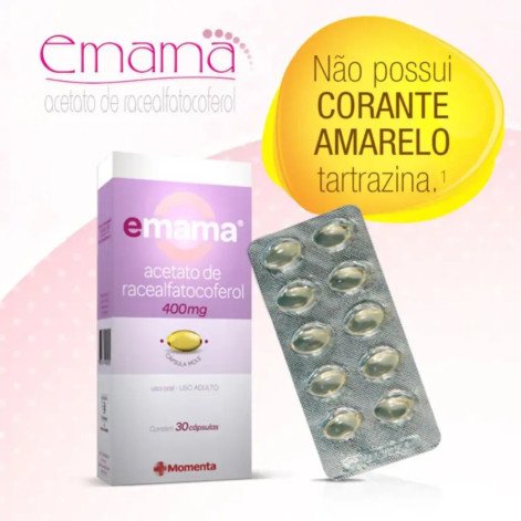 Vitamina E Emama 30 cápsulas