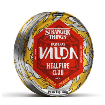 Pastilhas Valda Stranger Things Canela E Pimenta 50G