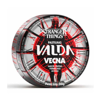 Pastilhas Valda Stranger Things Frutas Vermelhas 50G