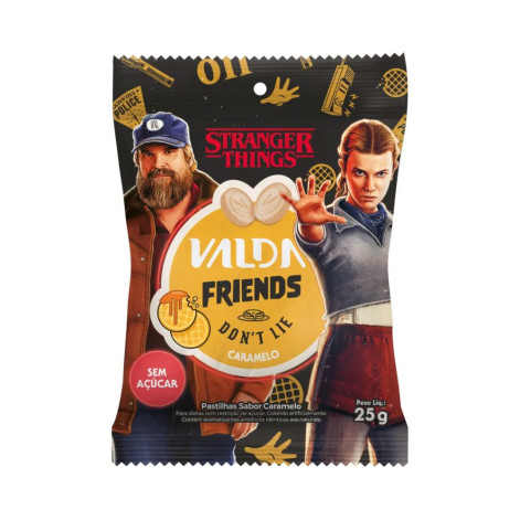Pastilhas Valda Stranger Things Friends Caramelo 25G