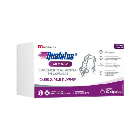 Suplemento Alimentar Quelatus Mulher Com 60 Capsulas