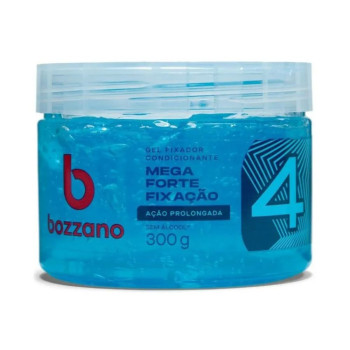 Gel Fixador Condicionador Bozzano Fator 4 Ação Prolongada 300g