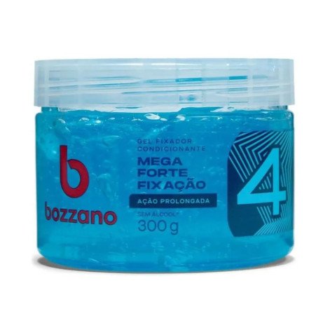 Gel Fixador Condicionador Bozzano Fator 4 Ação Prolongada 300g