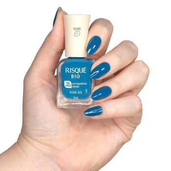 Esmalte Cremoso Risqué Bio 9ml Oceano Azul