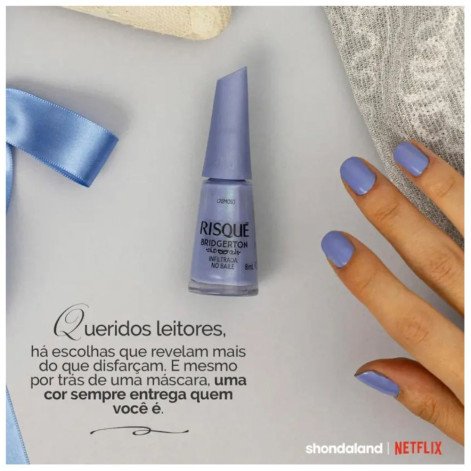 Esmalte Cremoso Risqué Bridgerton 8ml - Infiltrada no Baile