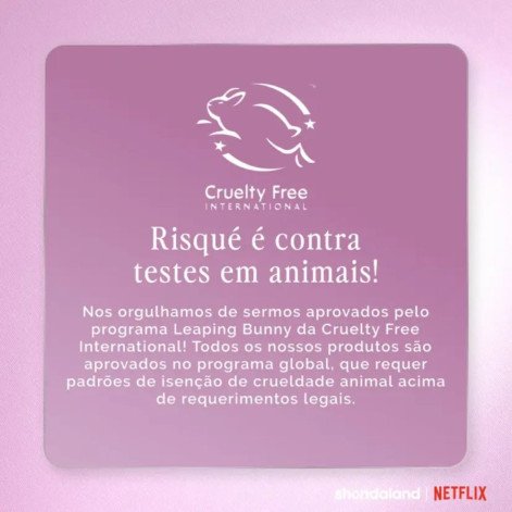 Esmalte Cintilante Risqué Bridgerton 8ml - Paixão Desmascarada