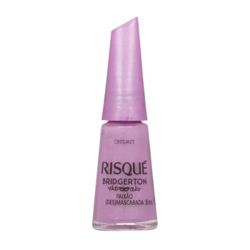 Esmalte Cintilante Risqué Bridgerton 8ml - Paixão Desmascarada