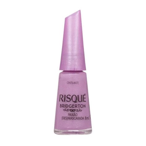Esmalte Cintilante Risqué Bridgerton 8ml - Paixão Desmascarada