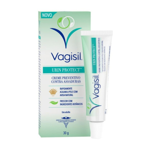 Creme Vagisil Urin Protect para Assaduras com Aveia Natural 30g