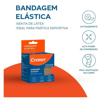 Cremer Bandagem Elástica Bege 7.6 x 4.5M