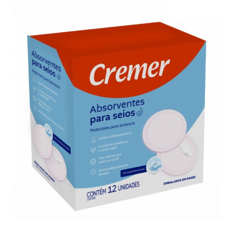 Absorvente Cremer P/Seios C/12Un